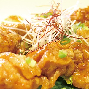 自家製ソースの唐揚